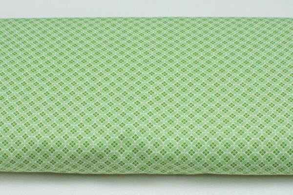 Mozaika zieleń - tkanina bawełniana