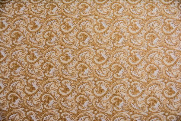 Paisley w złocie – tkanina bawełniana