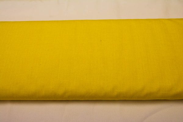 Żółty nadruk - tkanina bawełniana