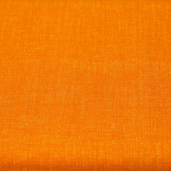 Pomarańczowy nadruk - tkanina bawełniana