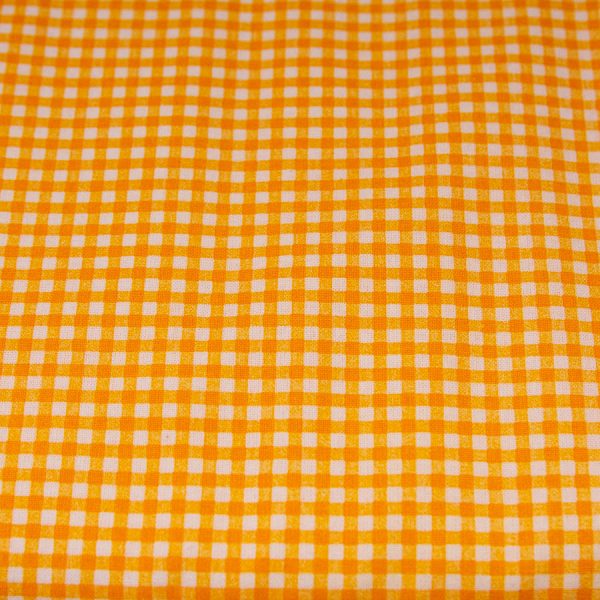 Krateczka pomarańczowa - tkanina bawełniana